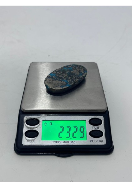 Okyanus Temalı Doğal Kabaşon Firuze Taşı 116,3 Karat - Turkuaz Taşı 23,28 Gram indirimleri
