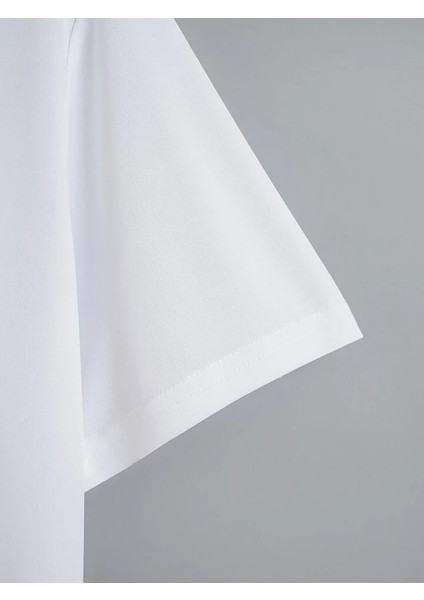 Unisex Oversize Bisiklet Yaka You Are Baskılı Basic T-Shirt - Beyaz fırsatları