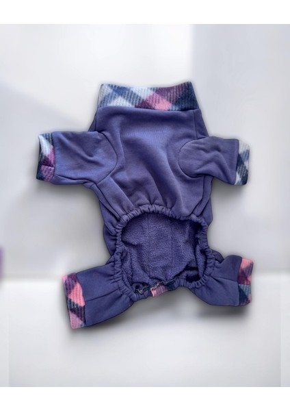 Monogram Purp Köpek Tulum Pijama