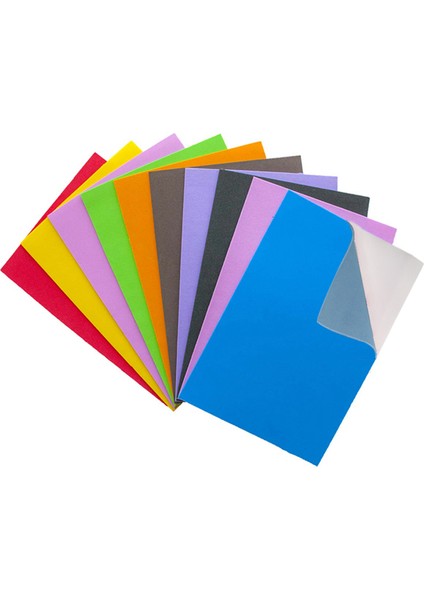 Yapışkanlı Eva 10 Renk 50X70 Boyutunda 10'lu