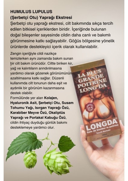 Long Da Göğüs Dolgunlaştırıcı Krem 100ML