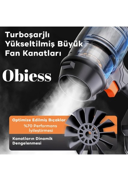 Obiess Turbo Fan ,hava Üfleyici 30000RPM, Oto Kurutma, Yaprak Üfleyici, Jet Fan fiyatları