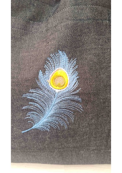 Nakışlı Jean Kadın Omuz Çantası fırsatları