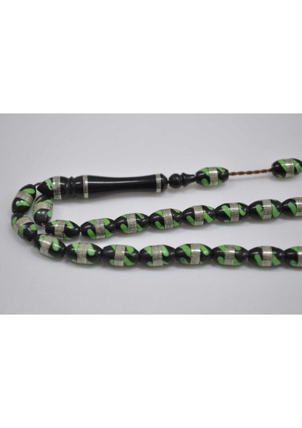 Kuka Tesbih Gümüş Sarmalı 6*10 MM(KKT-10355)