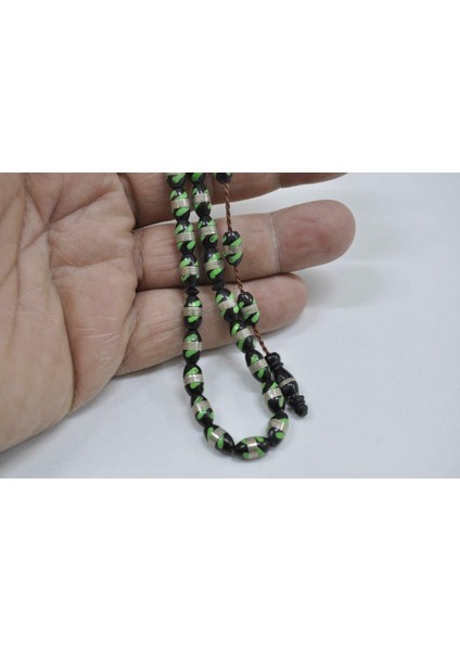 Kuka Tesbih Gümüş Sarmalı 6*10 MM(KKT-10355) indirimleri