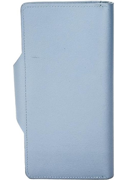 Grande Hakiki Deri Unısex Cüzdan Buz Mavi 2644 fiyatları