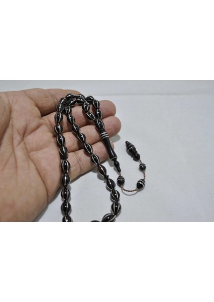 Kuka Tesbih Gümüş Yarmalı 7*11 MM(KKT-10348) modelleri