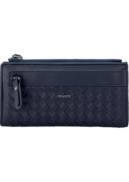 Grande Deri Kadın Cüzdan Vizon 2760