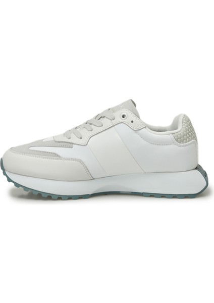 Low Top Lace Up Nylon Wov Beyaz Erkek Sneaker