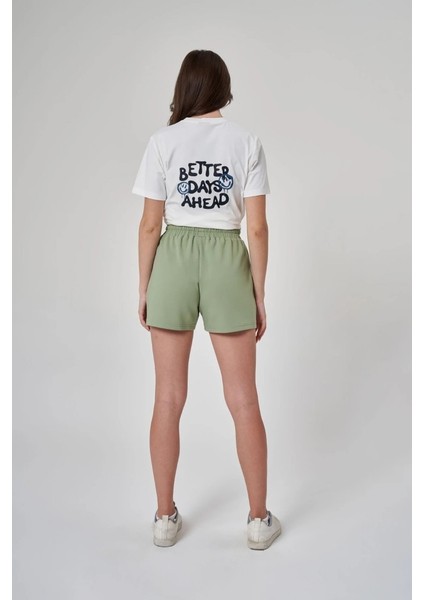 Kadın Yeşil Şort 1523105 fırsatları