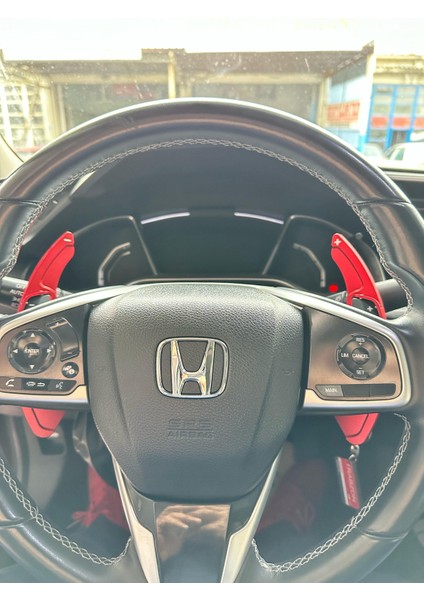 Honda Accord Kırmızı F1 Kulakçık Pedal Shifter 2013-2020 modelleri