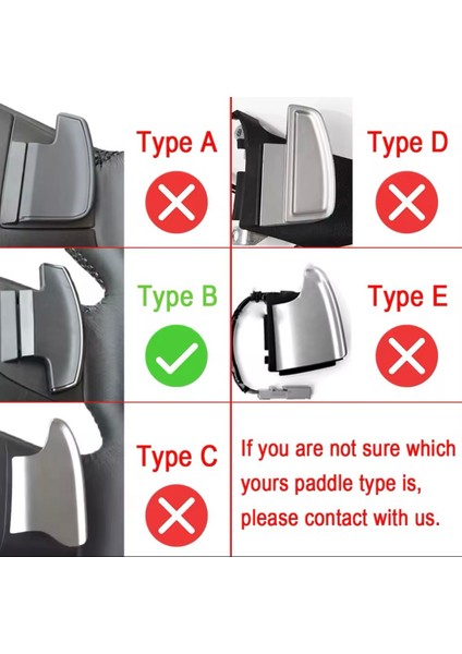 Honca Civic Fc5 Fc8 Fk5 Gümüş Gri F1 Kulakçık Pedal Shifter 2016-2021 modelleri