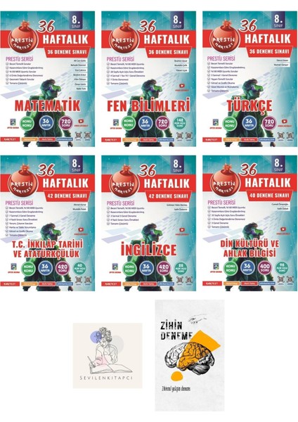 8.sınıf Tüm Dersler Haftalık Deneme+Zihindeneme-Nt-10