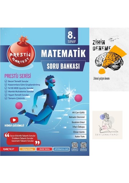 8.sınıf Prestij Matematik Soru BANKASI+ZİHİNDENEME-NT-1393