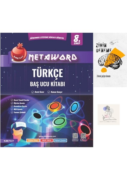 8.sınıf Metaword Türkçe Başucu Konu KİTABI+ZİHİNDENEME-NT-873
