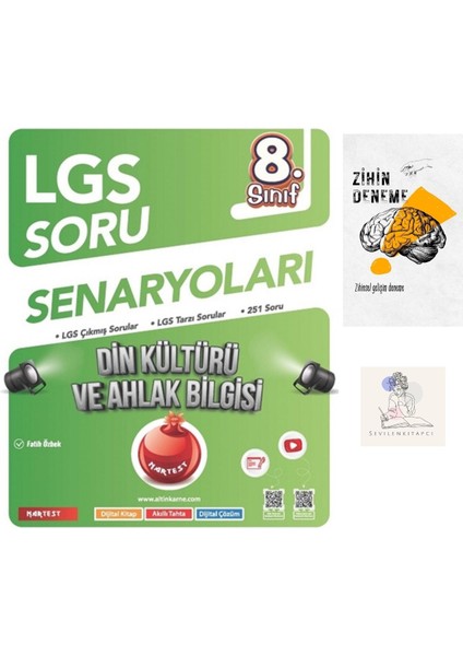 8.sınıf Din Kültürü Çıkmış Soru ve Lgs Tarzı Soru SENARYOLARI+ZİHİNDENEME-NT-1318