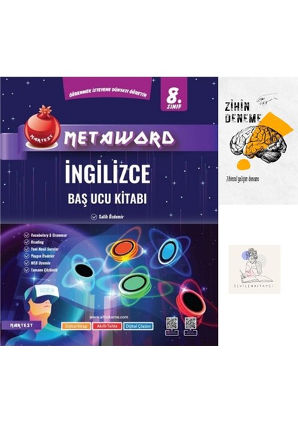 8.sınıf Metaword Ingilizce Başucu Konu KİTABI+ZİHİNDENEME-NT-778