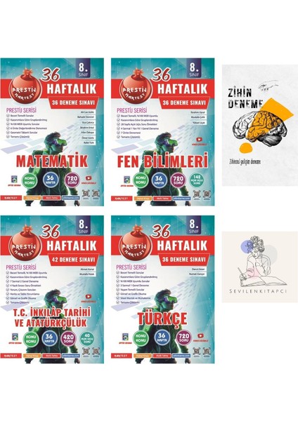8.sınıf Mat-Fen-Türkçe-Inkılap Haftalık Deneme+Zihindeneme-Nt-41