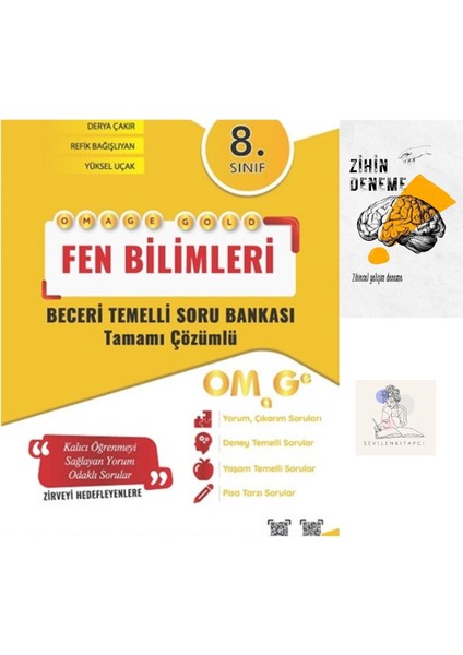 8.sınıf Omg Fen Bilimleri Beceri Temelli Soru BANKASI+ZİHİNDENEME-NT-549