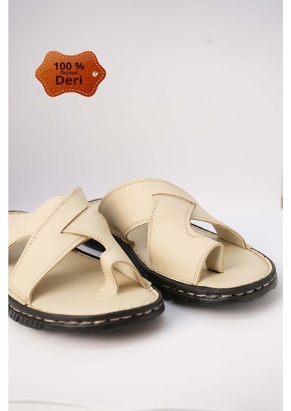 Kr.93 Anatomik Taban Içi Dışı Deri Tek Parmak Erkek Terlik fırsatları