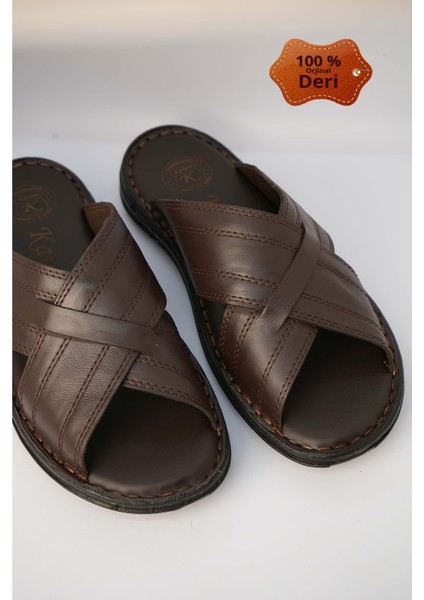 Kr.97 Anatomik Taban Içi Dışı Deri Erkek Terlik indirimleri