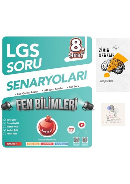 8.sınıf Fen Çıkmış Soru ve Lgs Tarzı Soru SENARYOLARI+ZİHİNDENEME-NT-1206