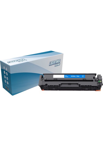 201A-HP Color Laserjet Pro Mfp M277N Muadil Toneri Mavi Renk