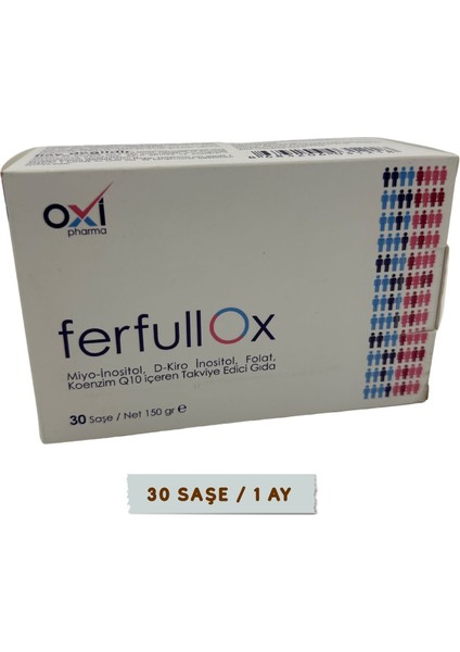 Ferfullox – Koenzim Q10 Çinko ve C Vitamini İçeren Takviye Edici Gıda 30 Saşe