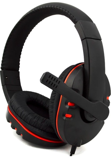 P4 Xb One Mikrofonlu Oyuncu Kulaklığı 3.5 mm Jack Kırmızı