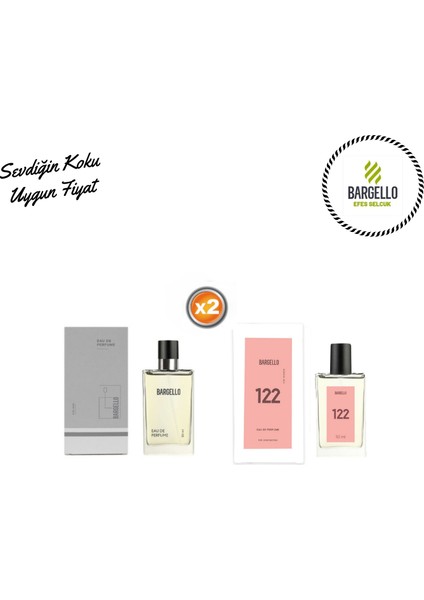 50ml 122 EDP Kadın - 709 Erkek Parfüm -Bes