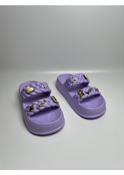 Akınalbella Taşlı Aşırı Hafif Günlük Ev Havuz Bahçe Balkon Kadın Terlik. indirimleri