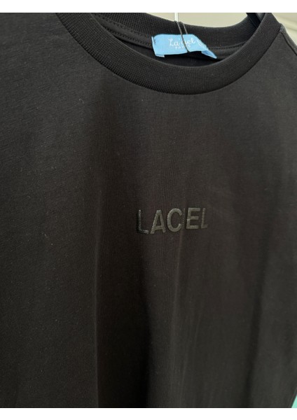 Kabartma Yazı Baskılı Tshirt ve Şortlu Erkek Çocuk Yazlık Takım