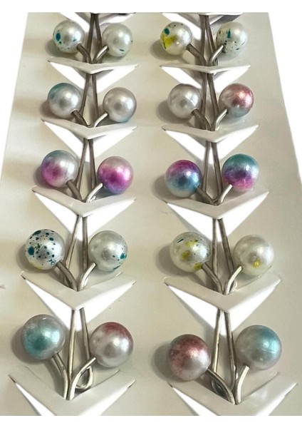 Top Şeklinde Eşarp Şal Türban Tesettür Klipsi Baş Örtüsü Klipsi Eşarp Tesettür Klipsi 12'li Paket fiyatları