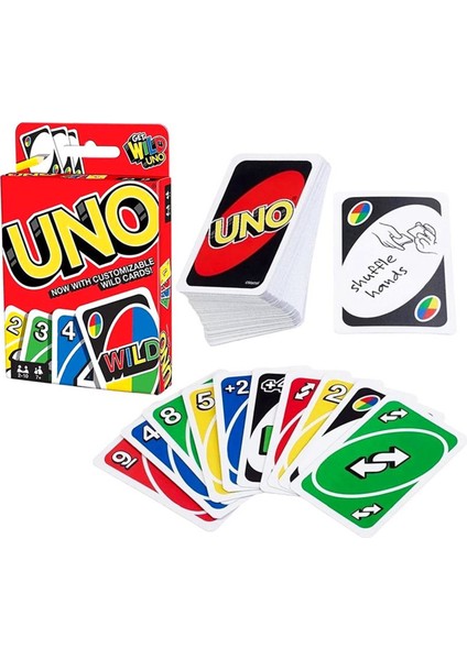 Uno Oyun Aile Oyunu Set Uno Kart Oyunu
