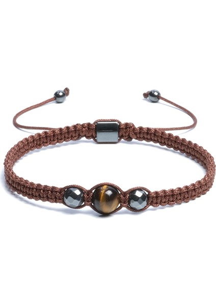 Kaplan Gözü, Hematit Bileklik - Pelo Brown Bileklik - Tasarım Bileklik 8mm 6mm Ayarlanabilir fiyatları