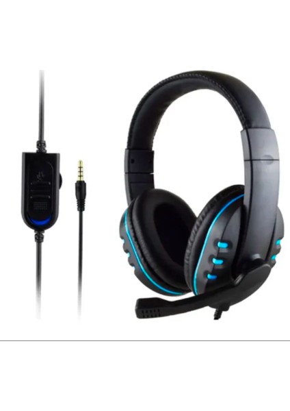 P4 Xb One Mikrofonlu Oyuncu Kulaklığı 3.5 mm Jack Mavi