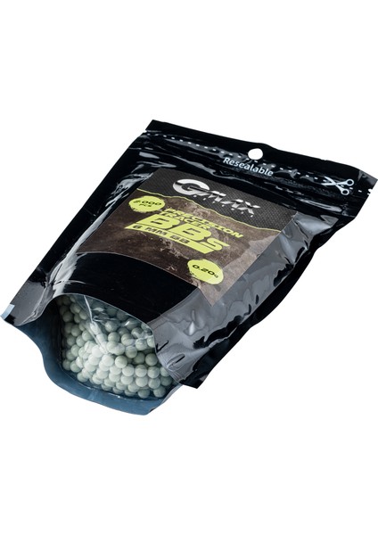 Plastik Izli Bilye 6mm - 0.20 gr - Fosforlu - 2000'LI Poşet