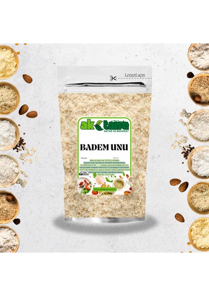 Badem Unu (Glutensiz Un Alternatifi, Düşük Karbonhidratlı, Ketojenik )
