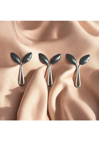 Damla Şeklinde Eşarp Şal Türban Tesettür Klipsi Baş Örtüsü Klipsi Eşarp Tesettür Klipsi 12'li Paket