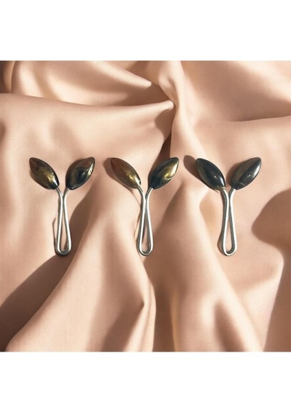 Damla Şeklinde Eşarp Şal Türban Tesettür Klipsi Baş Örtüsü Klipsi Eşarp Tesettür Klipsi 12'li Paket