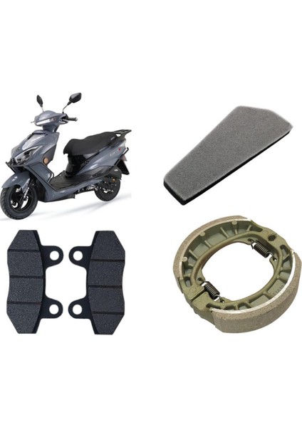 Arora Quantum 50 Bakım Seti Ön-Arka Balata ve Hava Filtresi