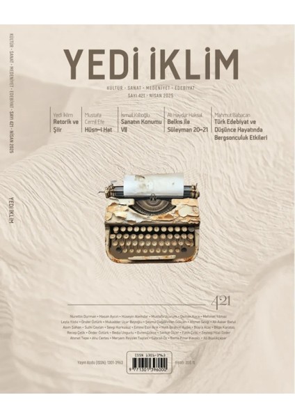 Yedi Iklim Dergi 421.SAYI Nisan 2025