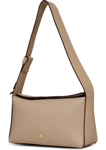 Çapraz Askılı Kadın Çanta Bej Us25203 indirimleri