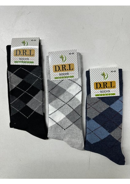 3 Adet Baklava Desen Likralı Penyeerkek Çorap fiyatları