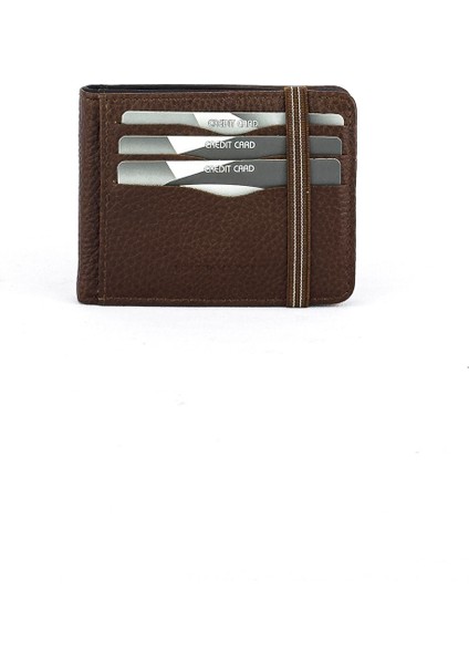 Hakiki Deri Erkek Kartlık Taba 755