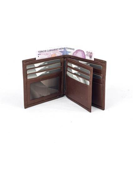 Hakiki Deri Erkek Cüzdan Taba 1744 modelleri