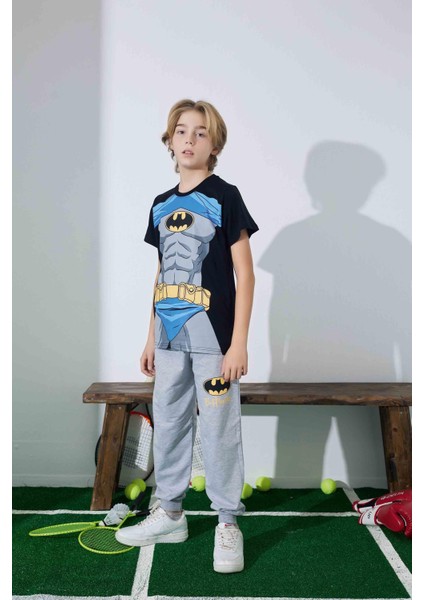 Erkek Çocuk Kısa Kol Penye Pijama Takımı 3984-85S