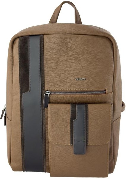 Grande Erkek Deri Sırt Çantası Lacivert 8004