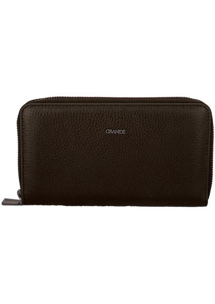 Grande Unisex Deri El Portföy Çanta Crazy Gri 2799