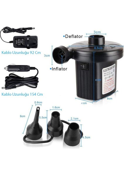 Taşınabilir USB Şarjlı Seyyar Duş Seti Elektrikli Duş Pompası Karavan Kamp Çadır Plaj Seyahat Bahçe fiyatları